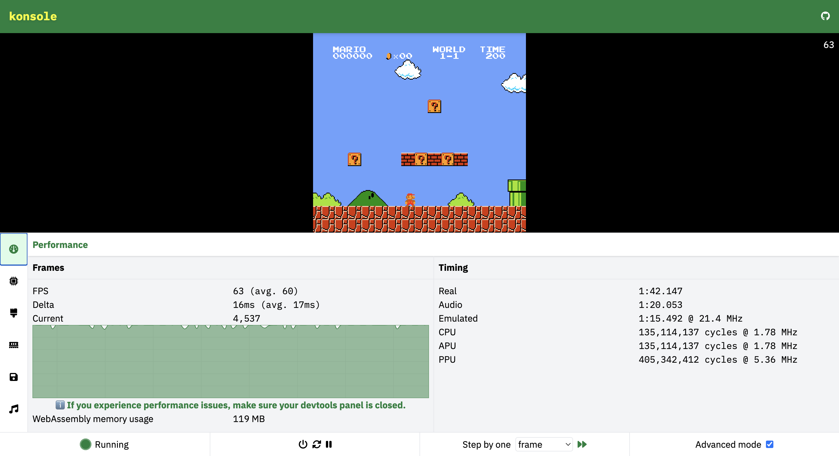 Konsole screenshot